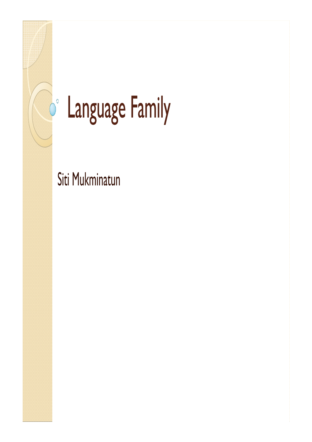 Language Family