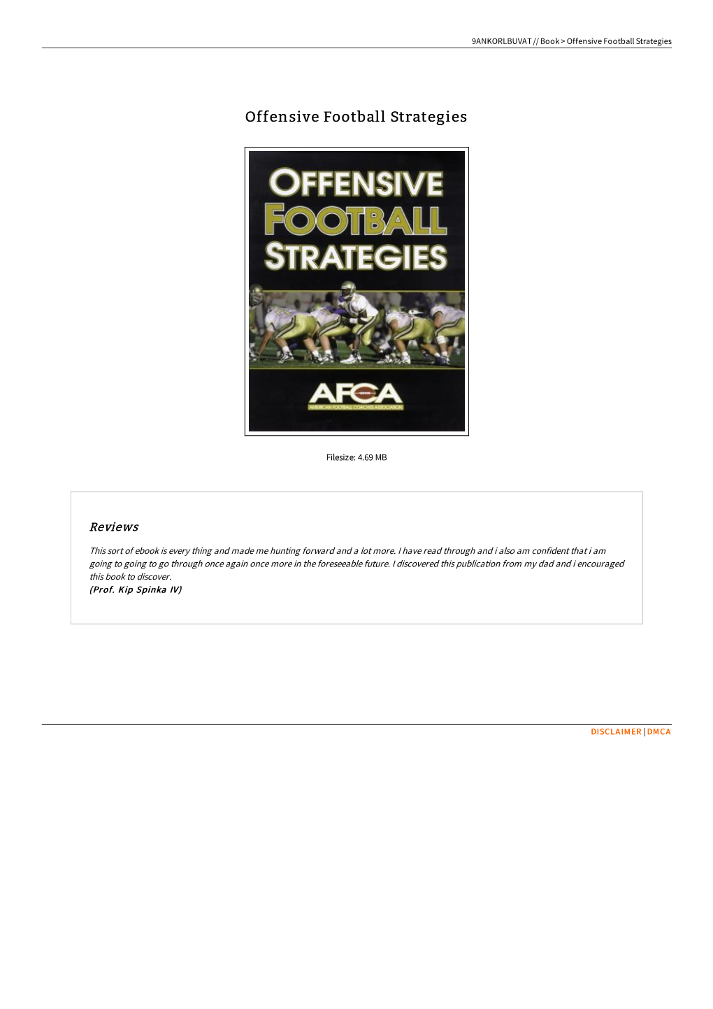 Read PDF &gt; Offensive Football Strategies