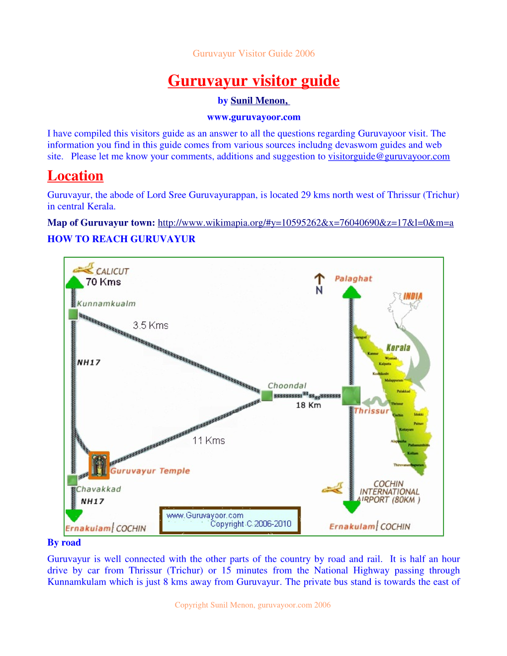 Guruvayur Visitor Guide