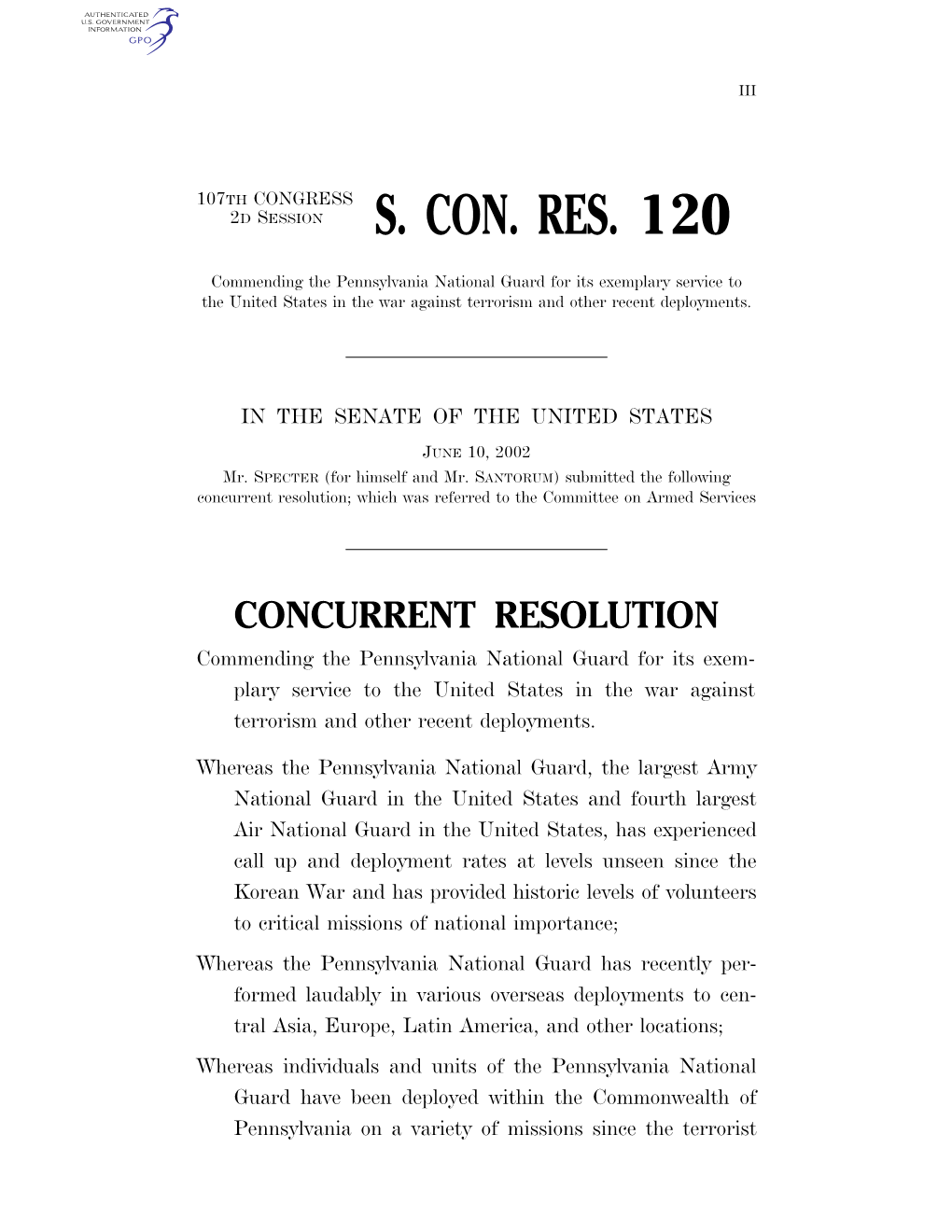 S. Con. Res. 120