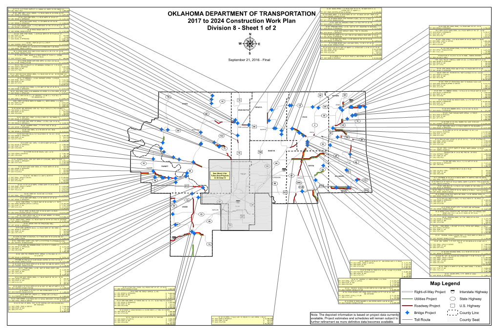 OKLAHOMA DEPARTMENT of TRANSPORTATION 2017 to 2024