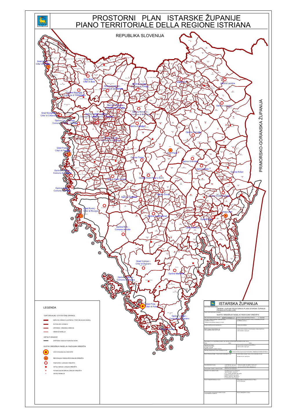 Prostorni Plan Istarske Županije Piano Territoriale