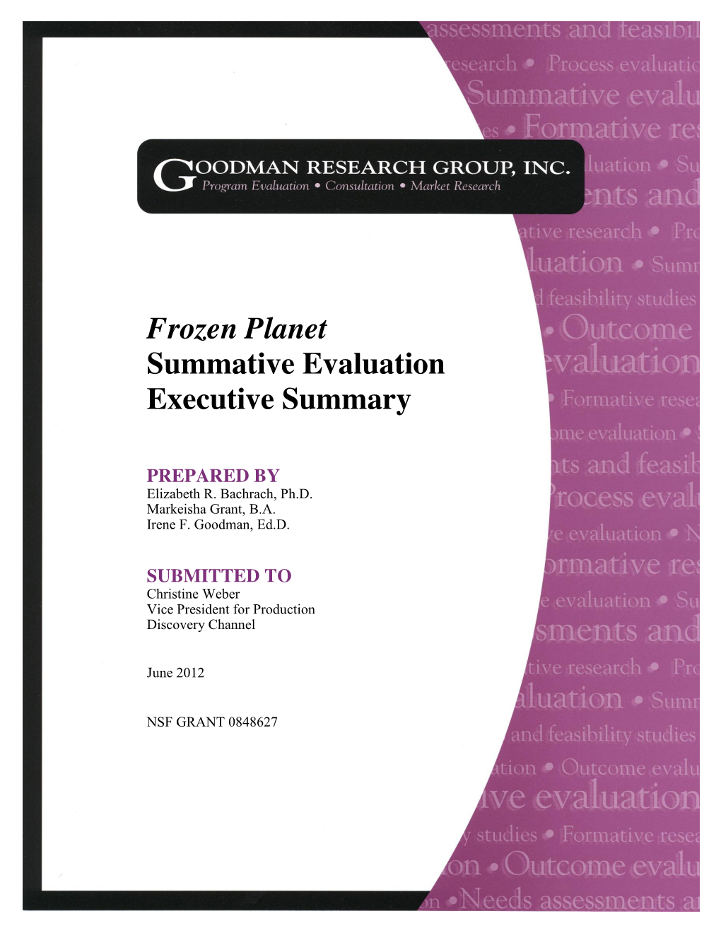 Frozen Planet Summative Evaluation Executive Summary