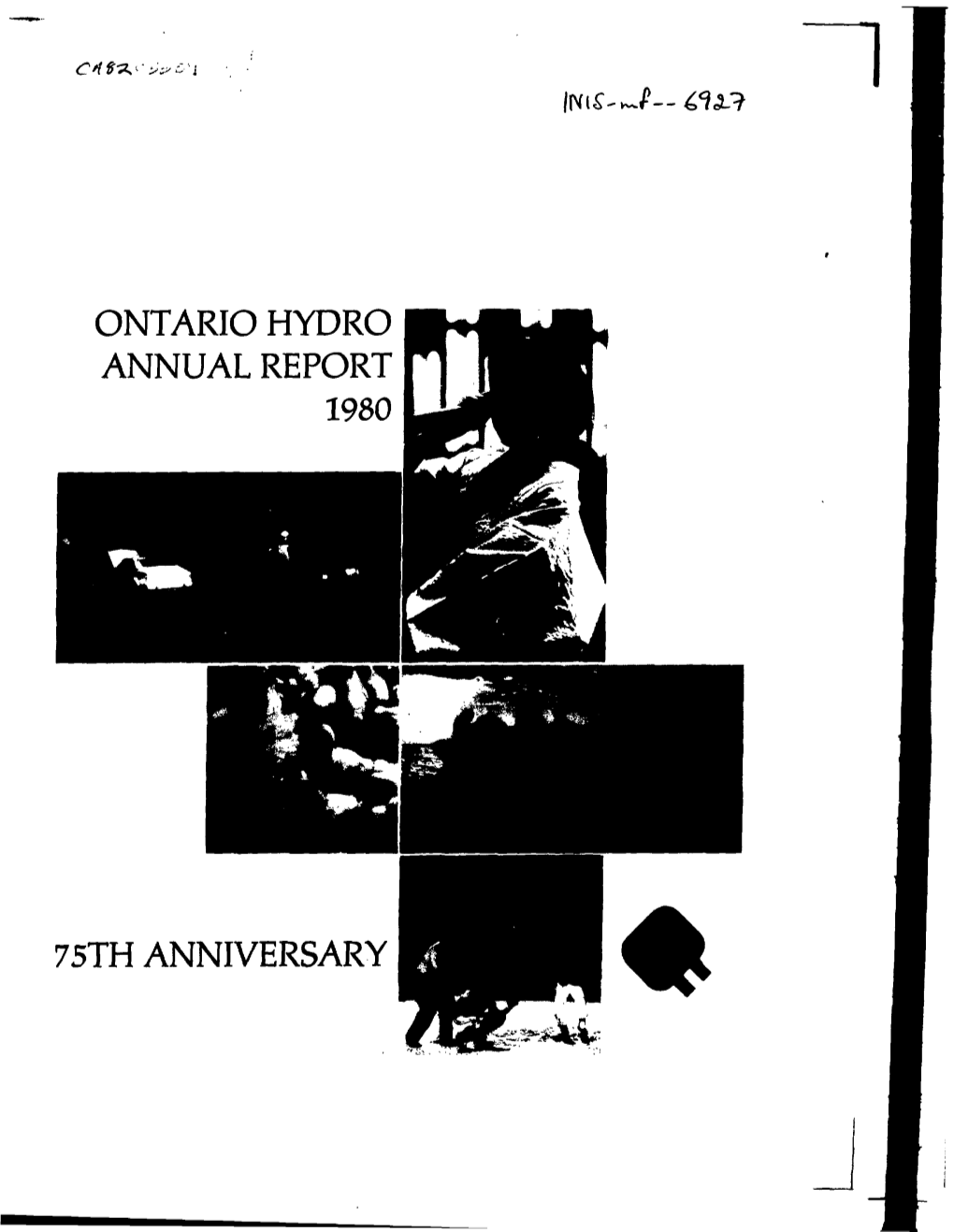 Ontario Hydro Annual Report 75Th Anniversary