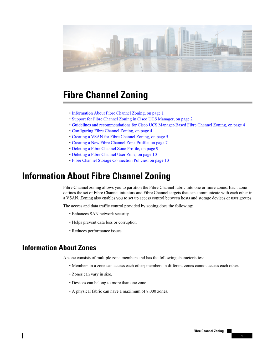 Fibre Channel Zoning