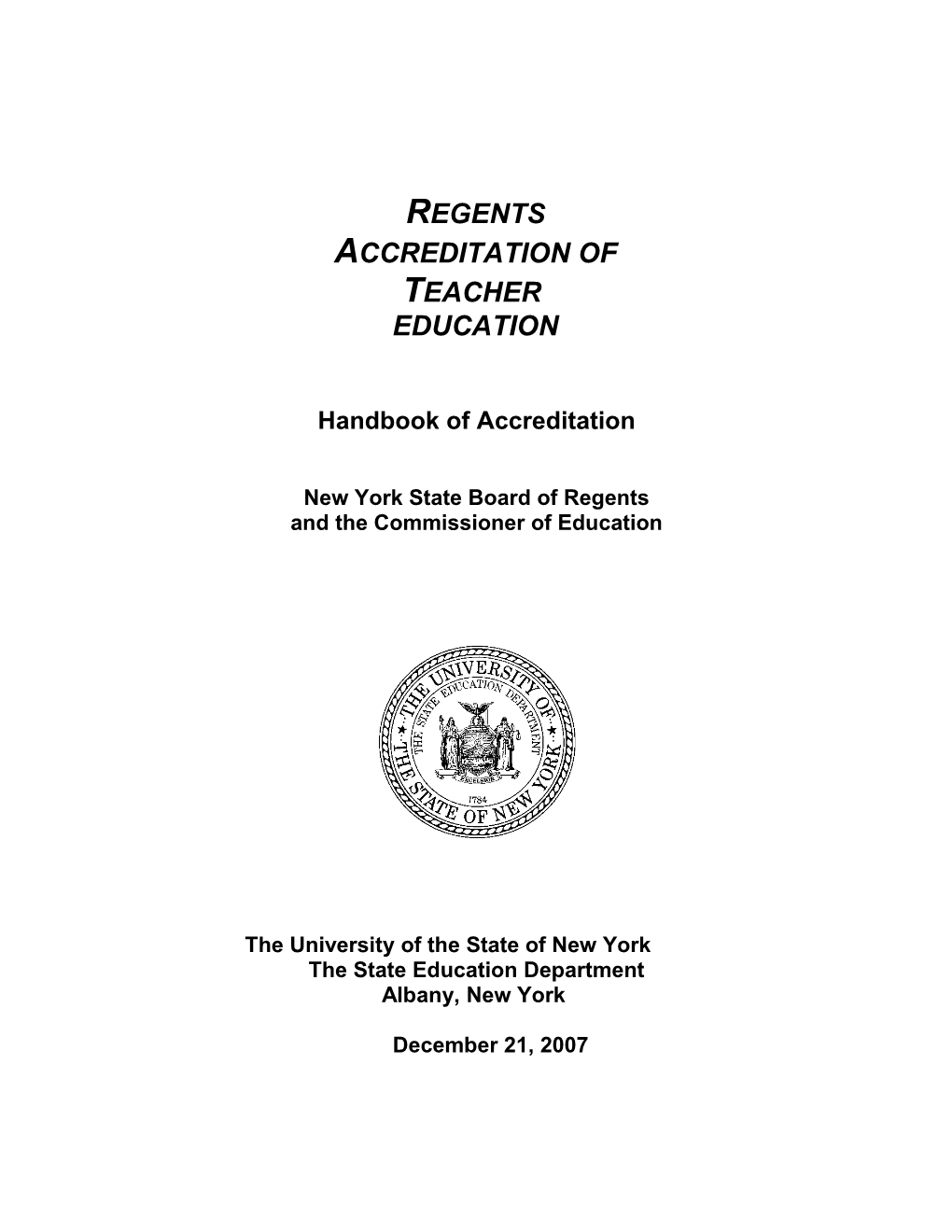 New York State Board of Regents