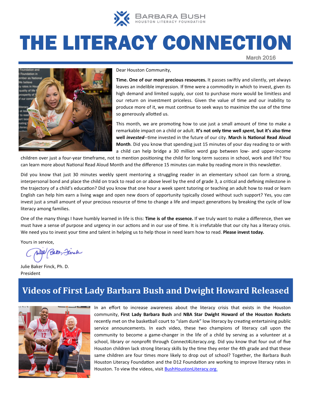 March 2016 Newsletter Final