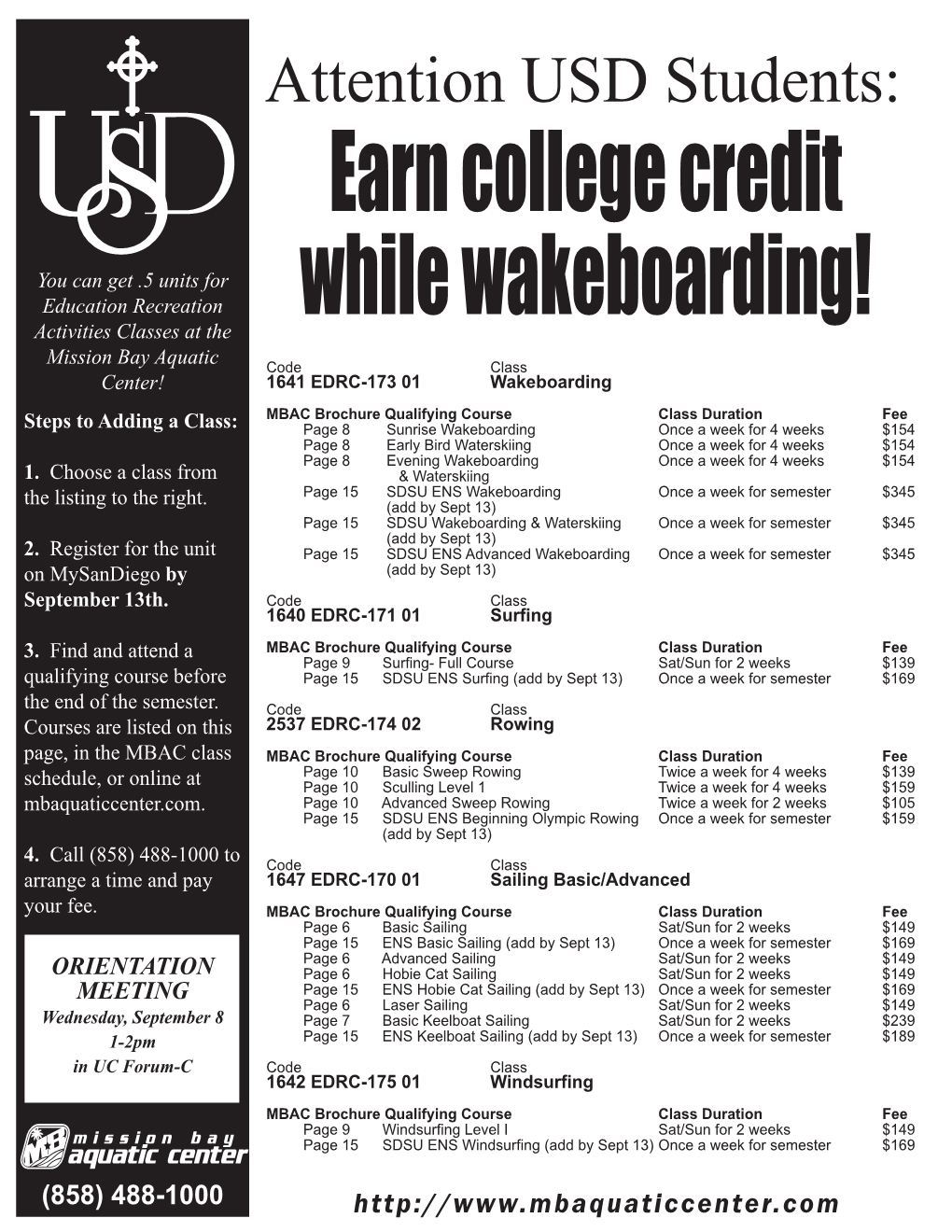 Earn College Credit While Wakeboarding!
