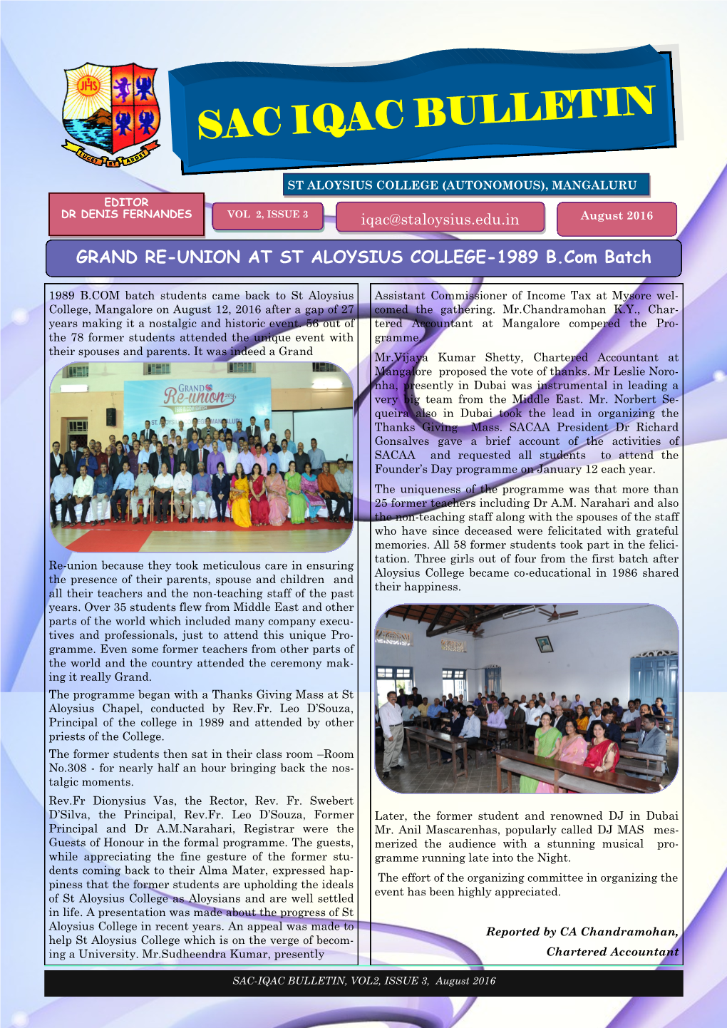 Sac Iqac Bulletin