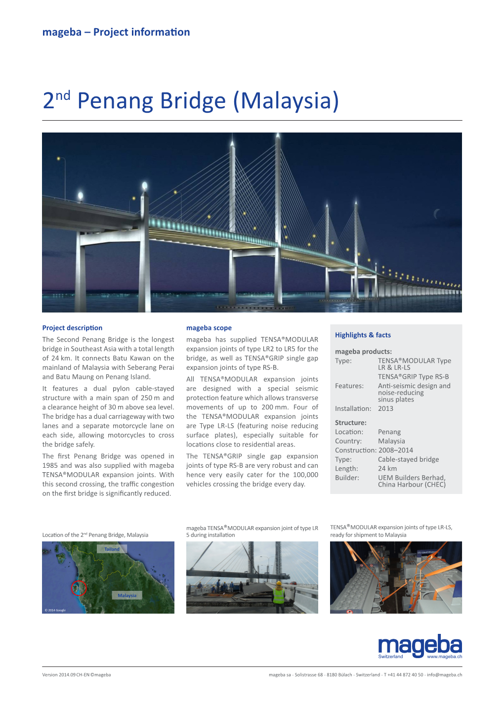 2Nd Penang Bridge (Malaysia)