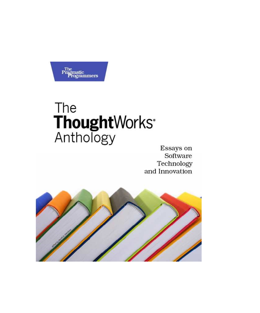 The Thoughtworks Anthology.Pdf