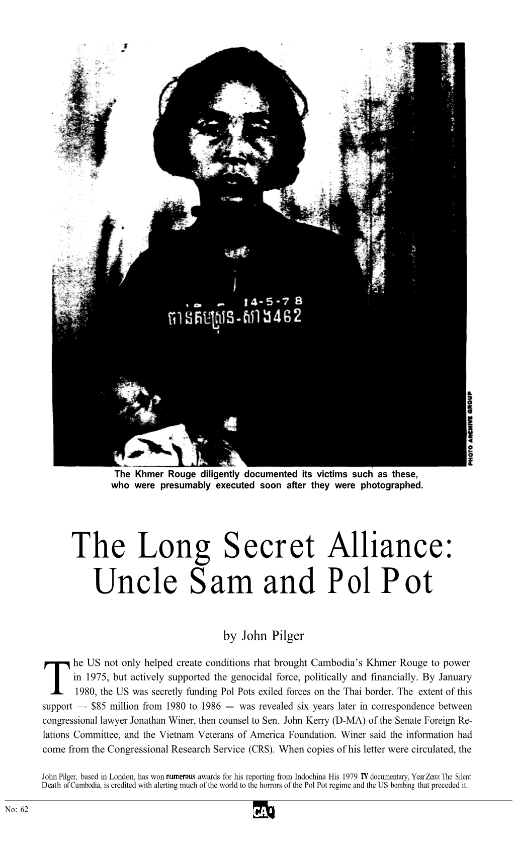 The Long Secret Alliance: Uncle Sam and Pol