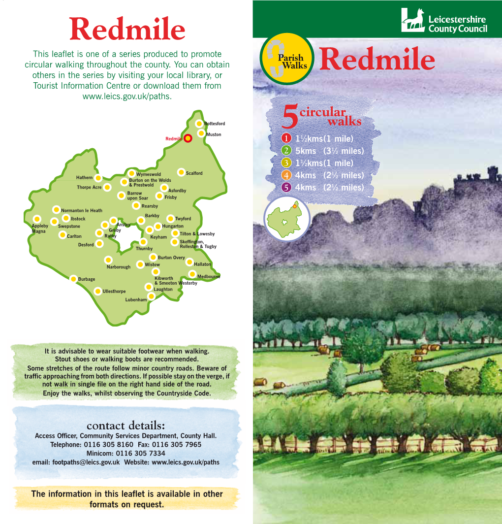 Redmile Parish Walks (PDF, 1