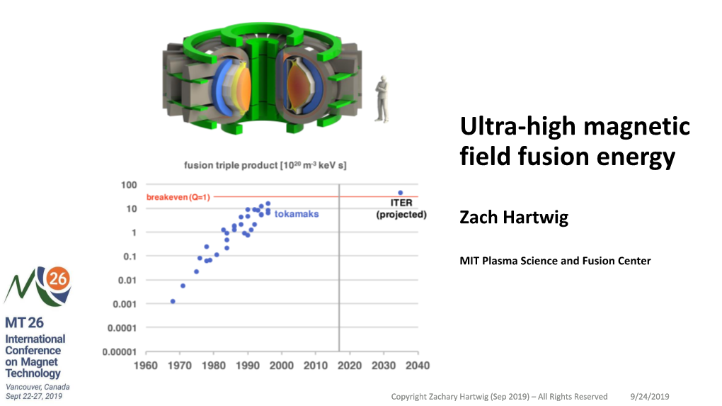 Ultra-High Magnetic Field Fusion Energy