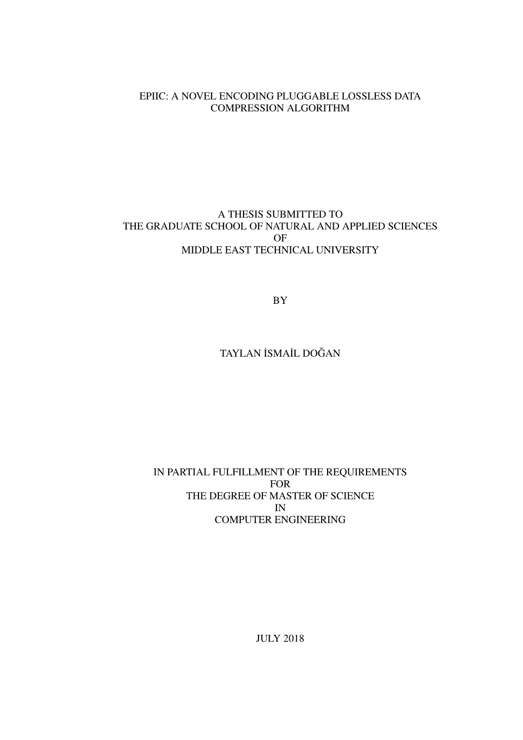 A Novel Encoding Pluggable Lossless Data Compression Algorithm