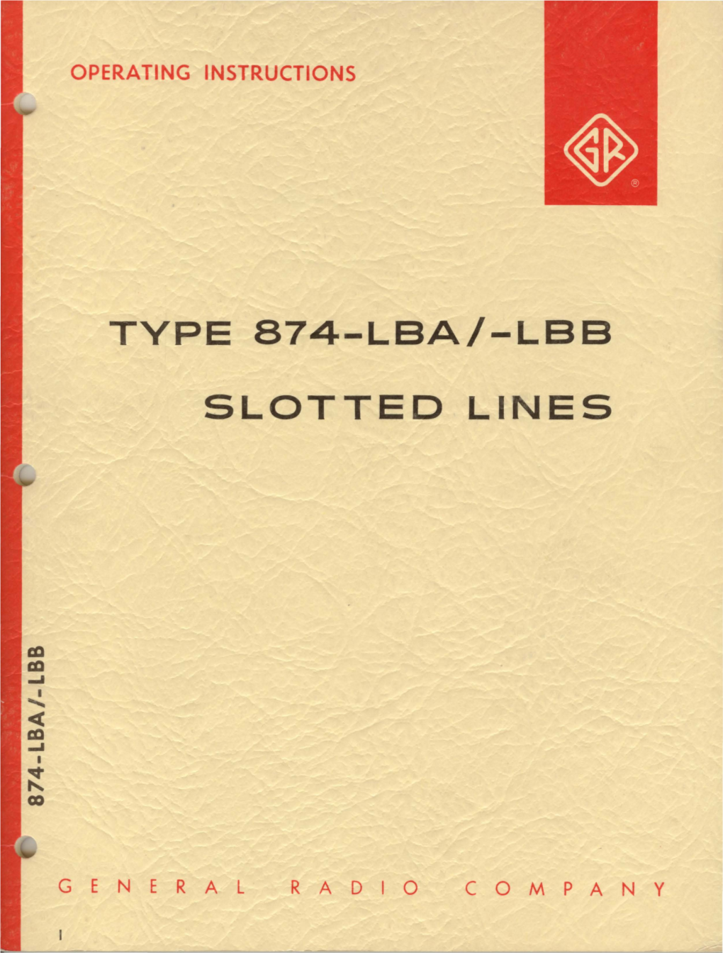 Type 874-Lba/-Lbb Slotted Lines