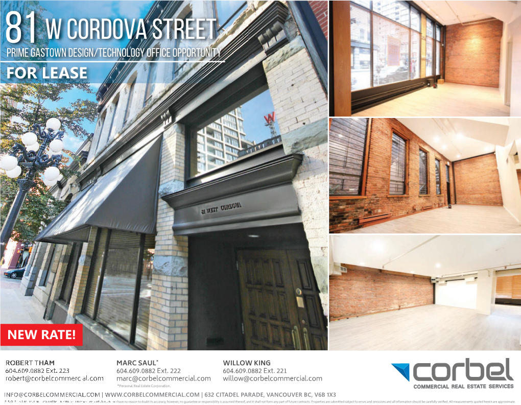 81W Cordova Street