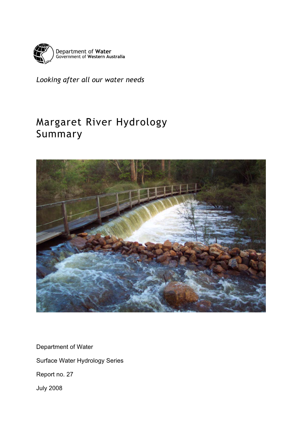 Margaret River Hydrology Summary