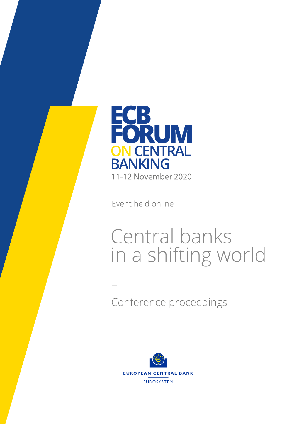 ECB Forum on Central Banking, November 2020