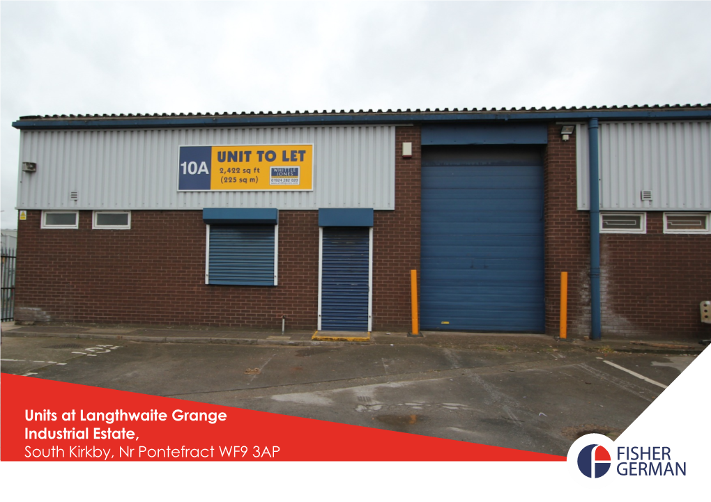 Units at Langthwaite Grange Industrial Estate