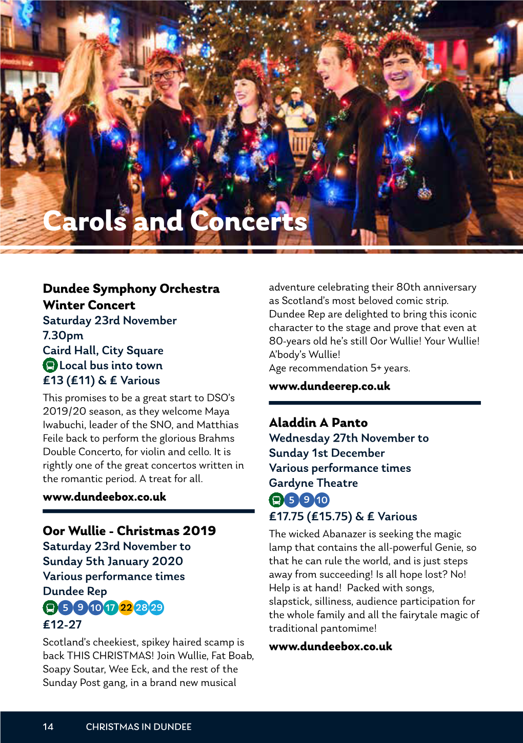 Carols and Concerts