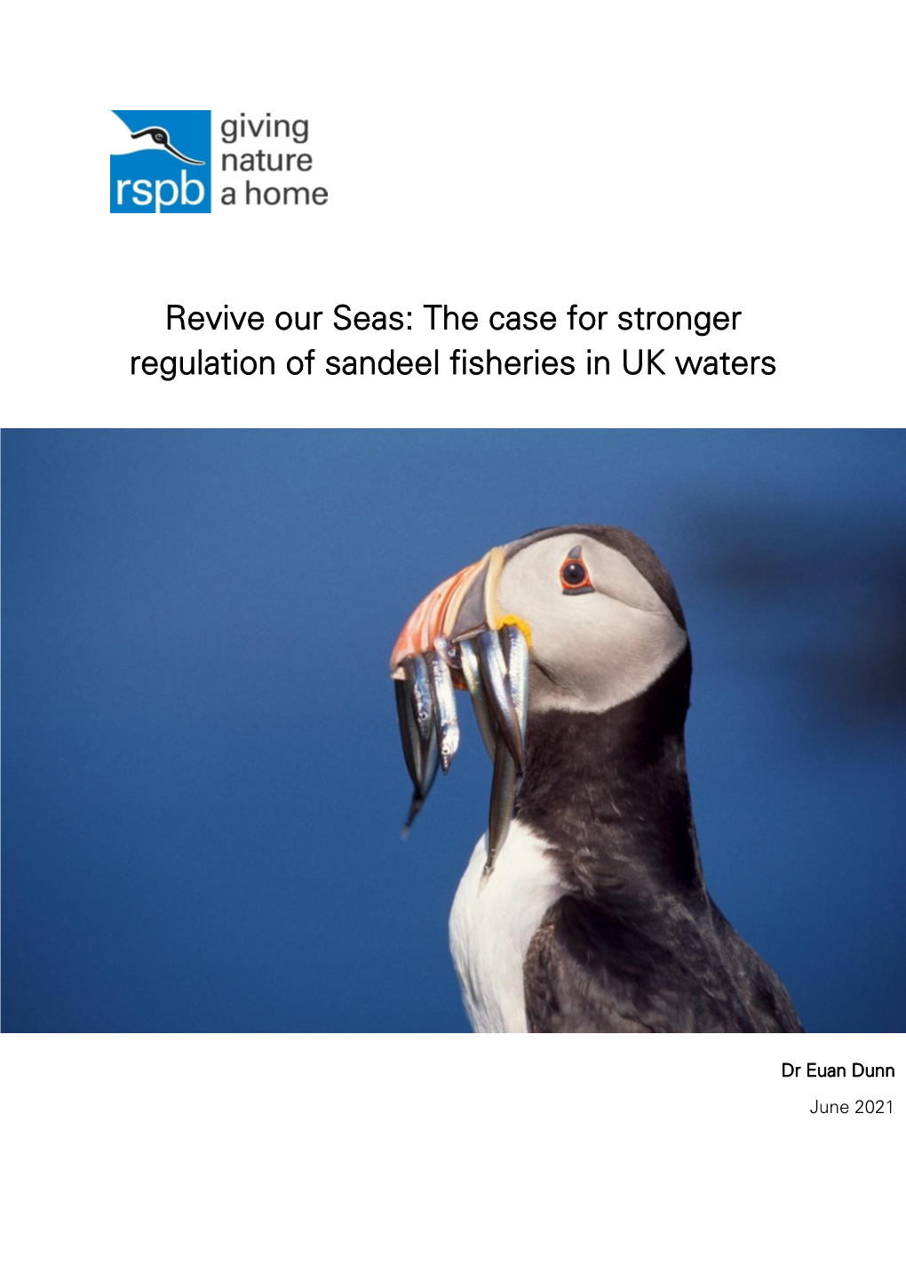 The Case for Stronger Regulation of Sandeel Fisheries in UK Waters