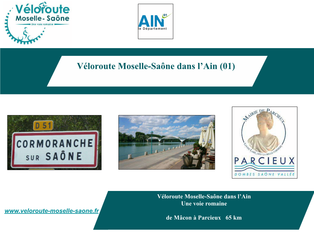 Véloroute Moselle-Saône Dans L'ain (01)
