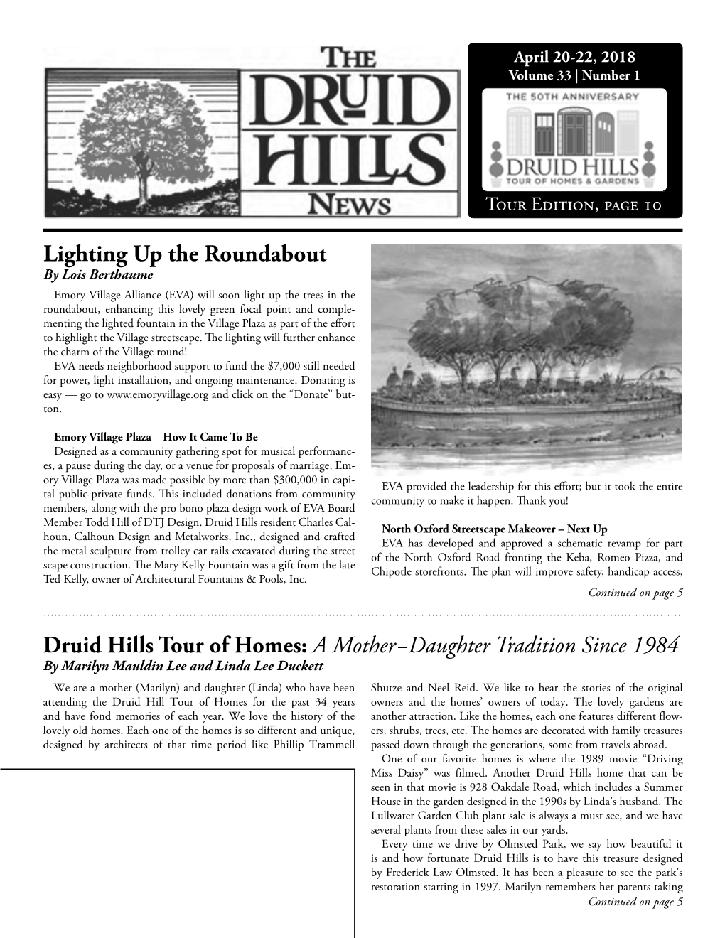 March 2018 the Druid Hills News 3