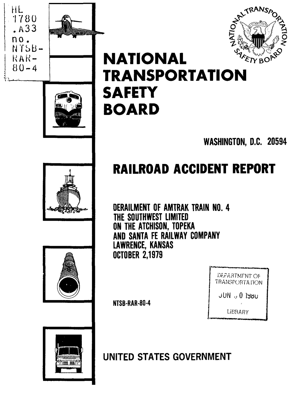 Railroad Accident Report