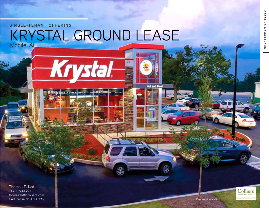 KRYSTAL GROUND LEASE Mobile, AL