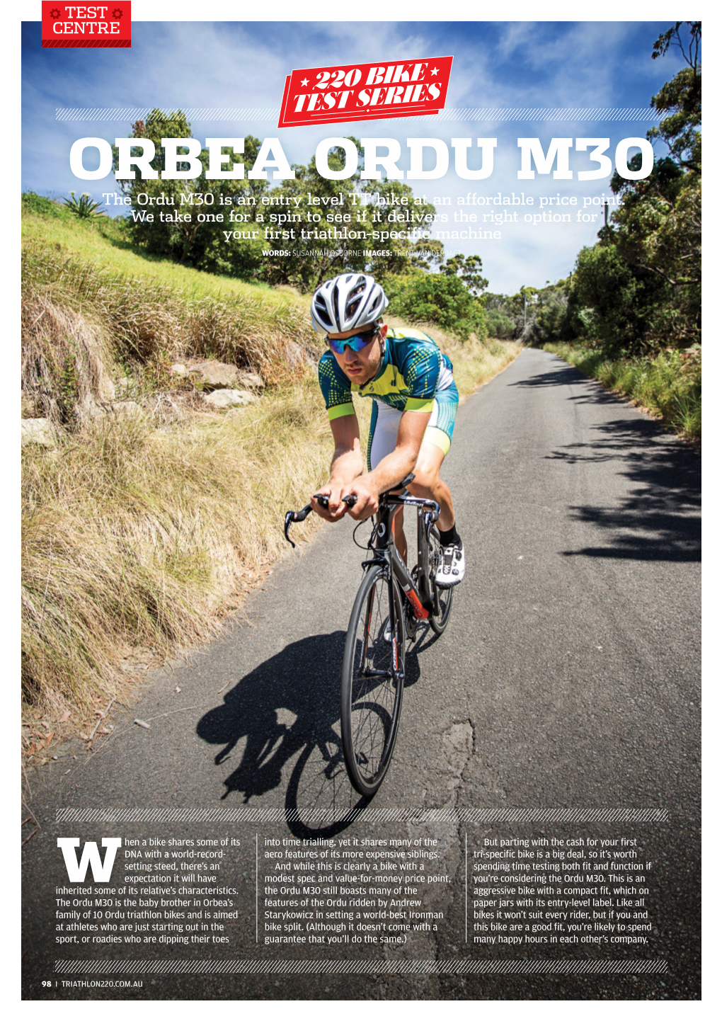 ORBEA ORDU M30 the Ordu M30 Is an Entry Level TT Bike at an Affordable Price Point