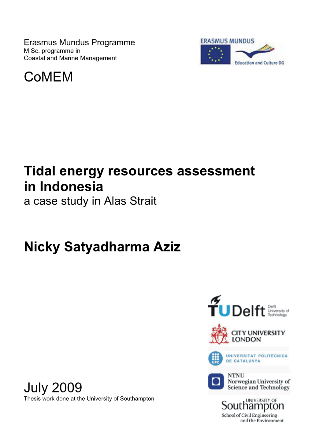 Tidal Energy in Indonesia Is Still Considerably Rare and Unimpressive