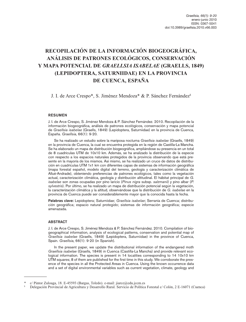 Recopilación De La Información Biogeográfica, Análisis De Patrones