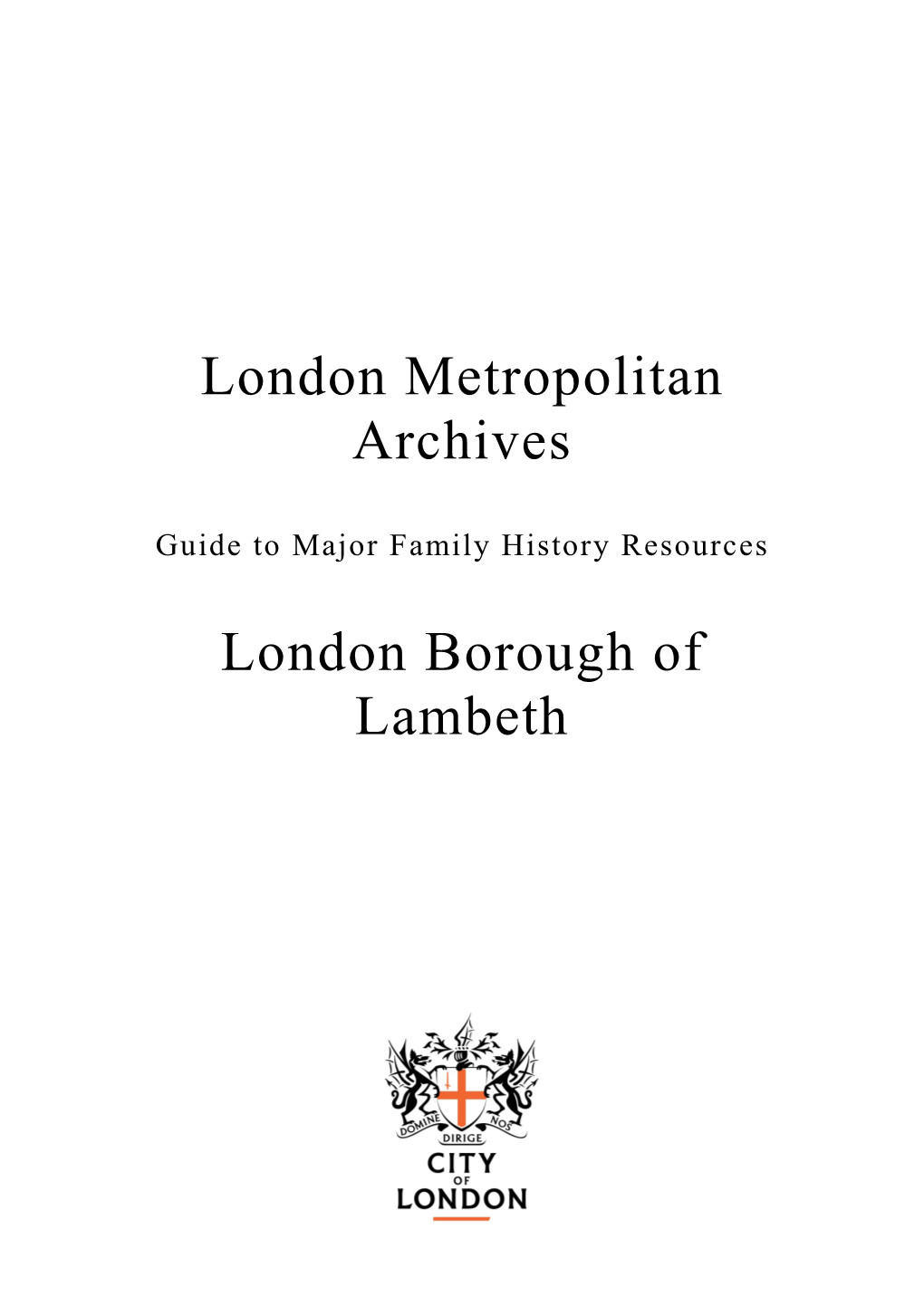 London Borough of Lambeth