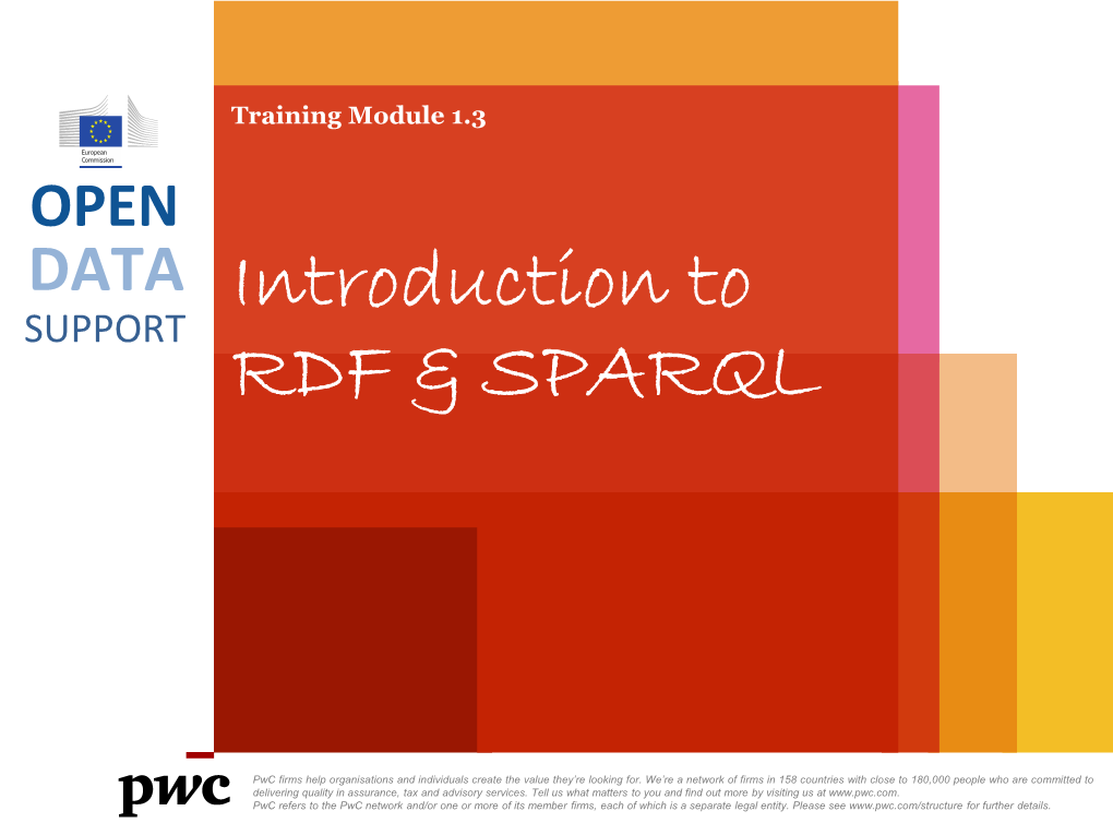 Introduction to RDF & SPARQL