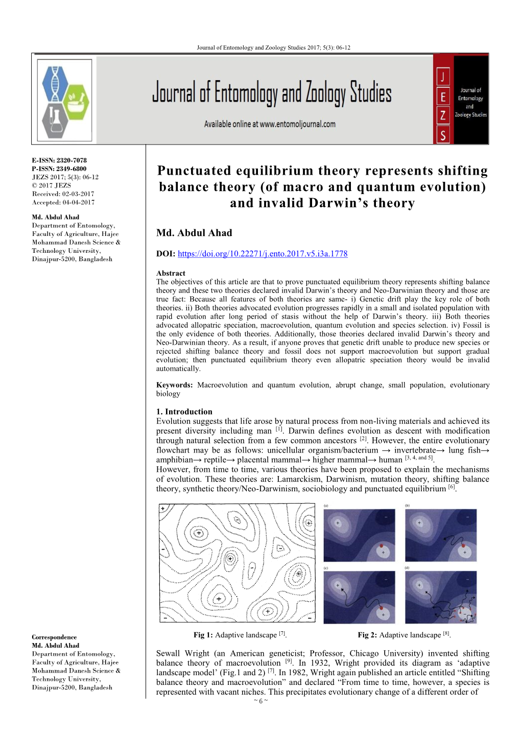 (Of Macro and Quantum Evolution) and Invalid Darwin's Theory