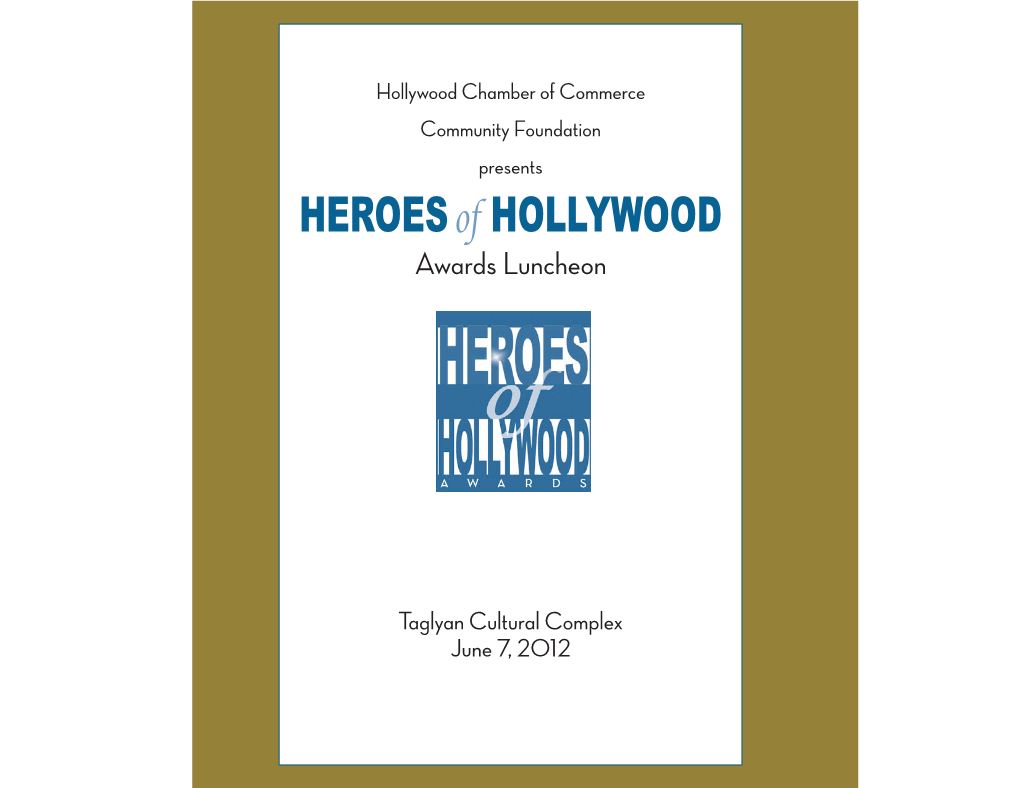 Heroesof HOLLYWOOD