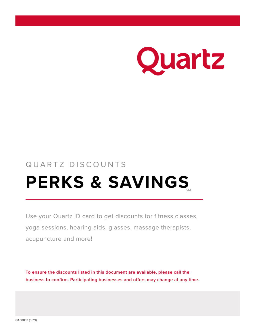 Perks & Savings