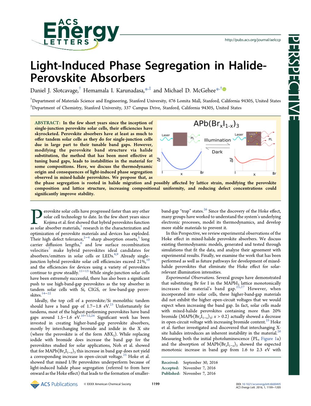 Light-Induced Phase Segregation in Halide-Perovskite Absorbers