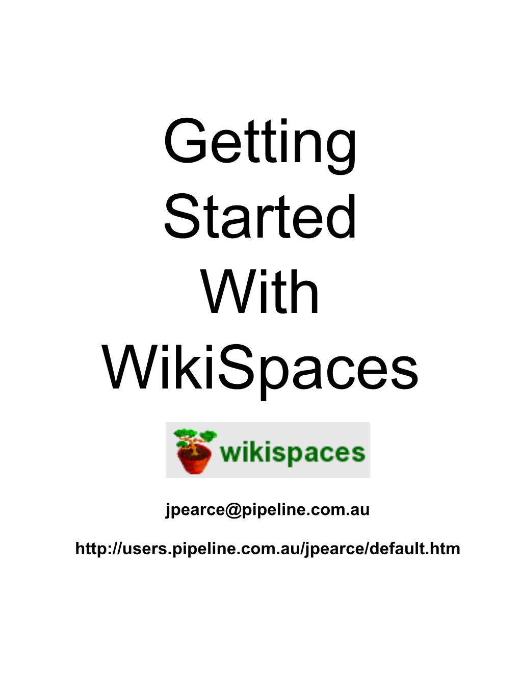 Setting up Your Wiki