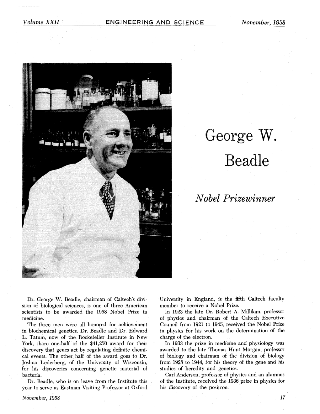 George W. Beadle