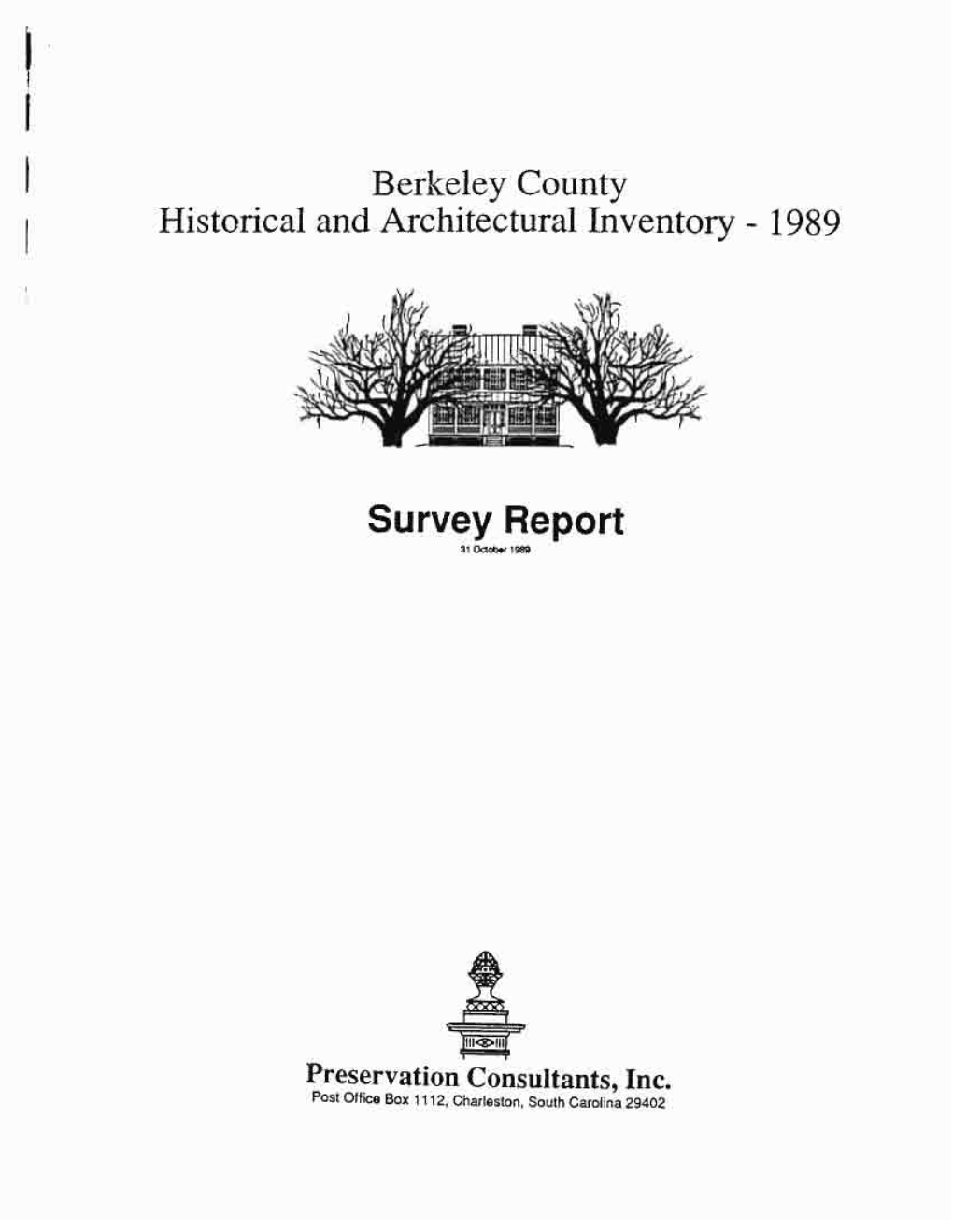 Berkeley County Historical and Architectural Inventory