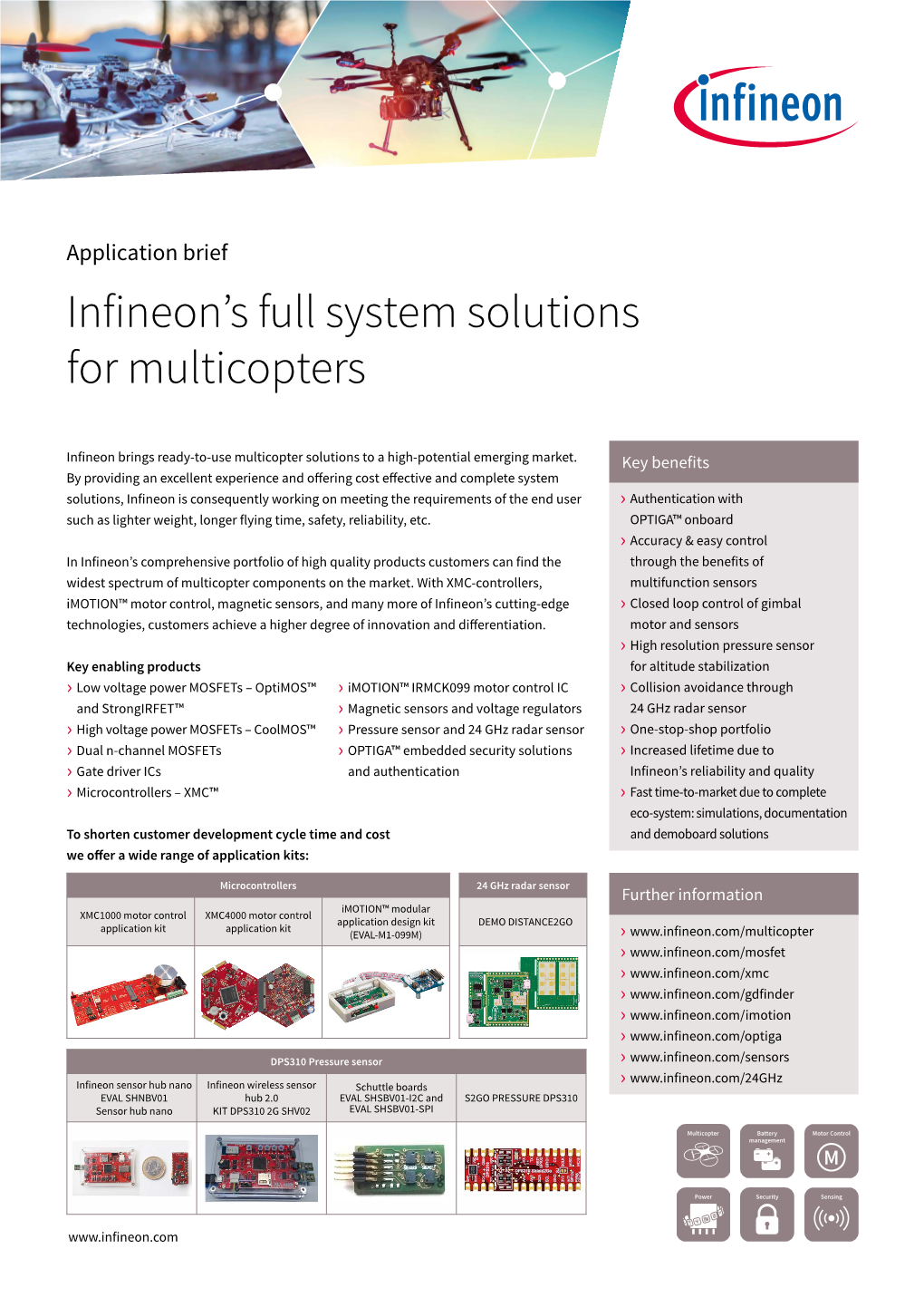 Infineon Application Brief Multicopters