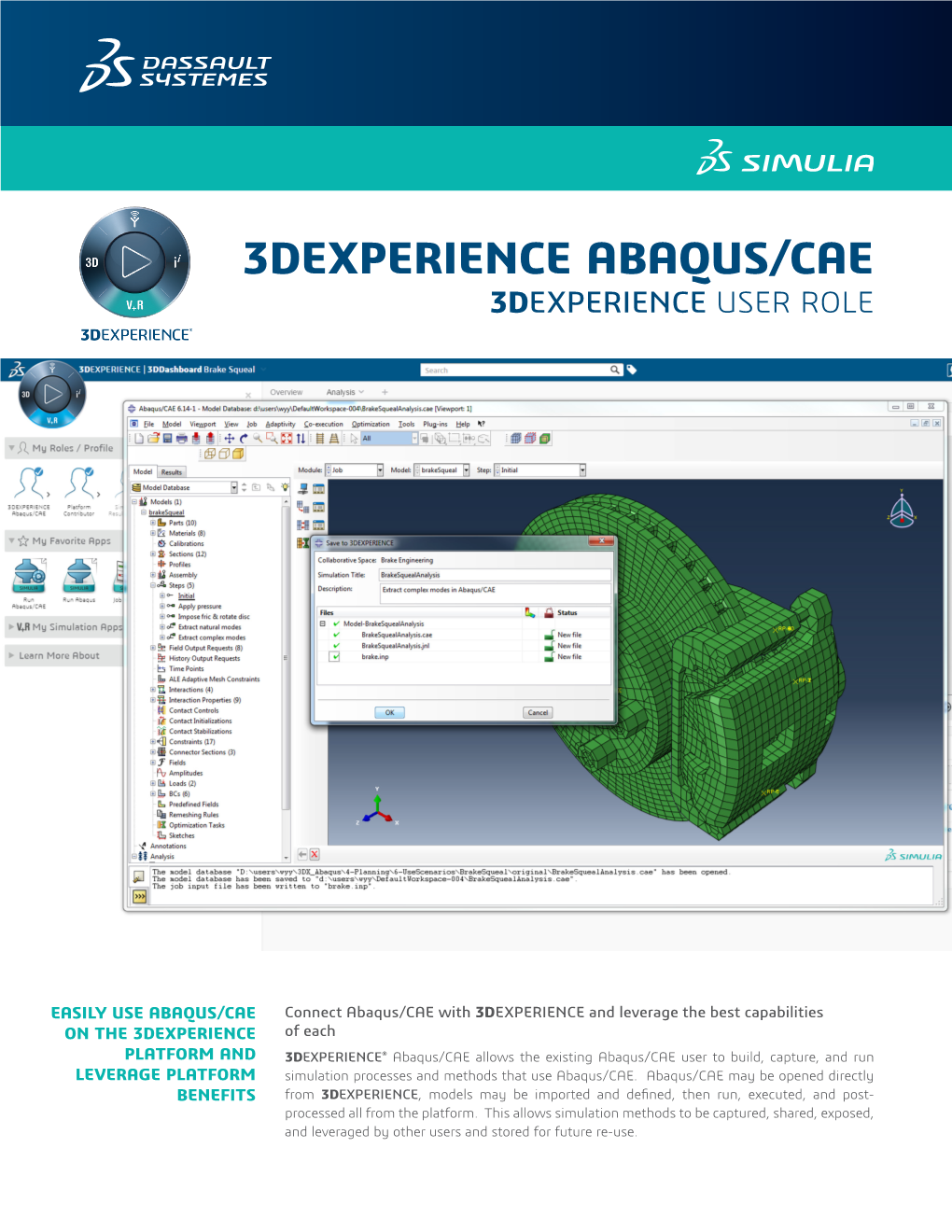 3Dexperience Abaqus/Cae 3Dexperience User Role