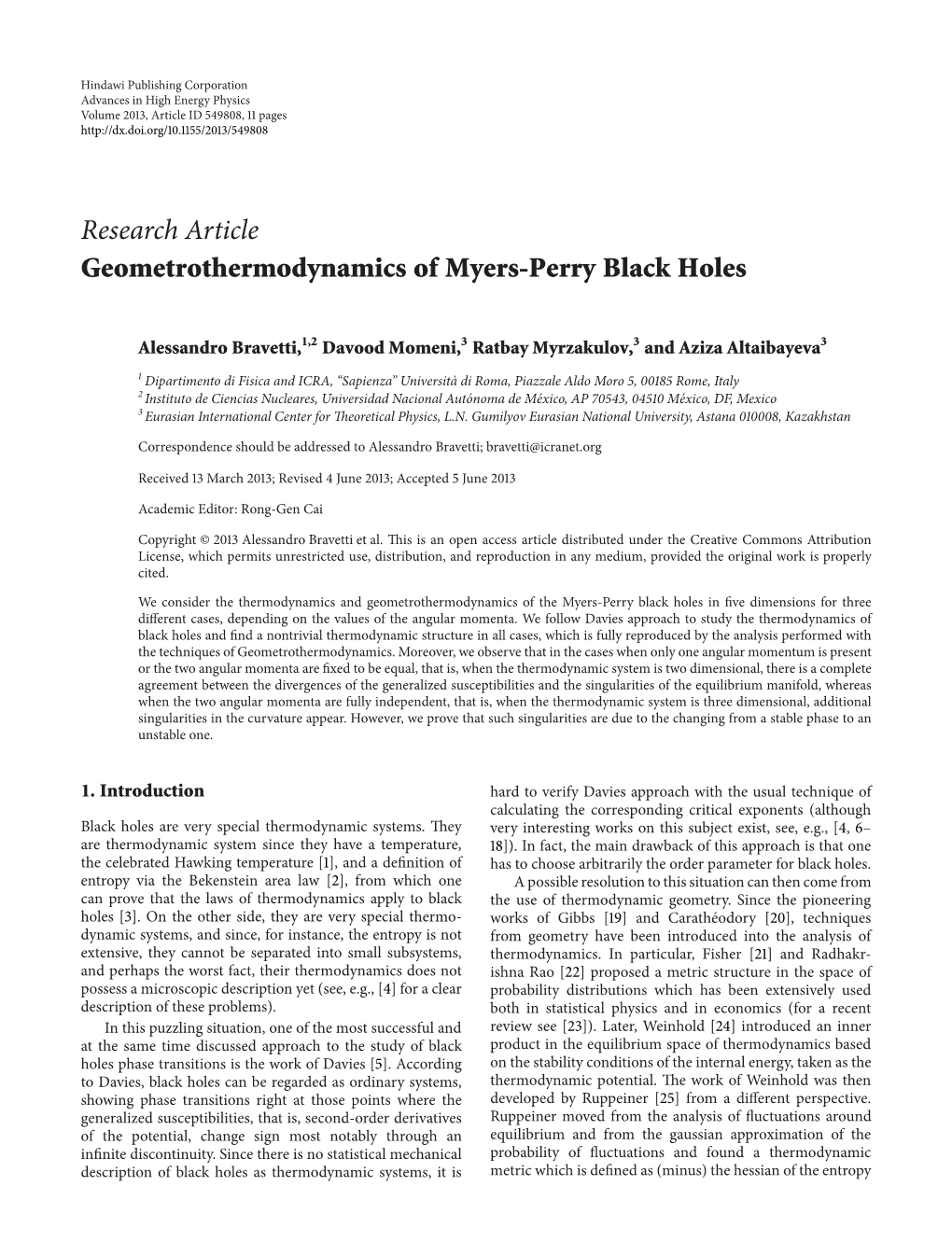 Geometrothermodynamics of Myers-Perry Black Holes