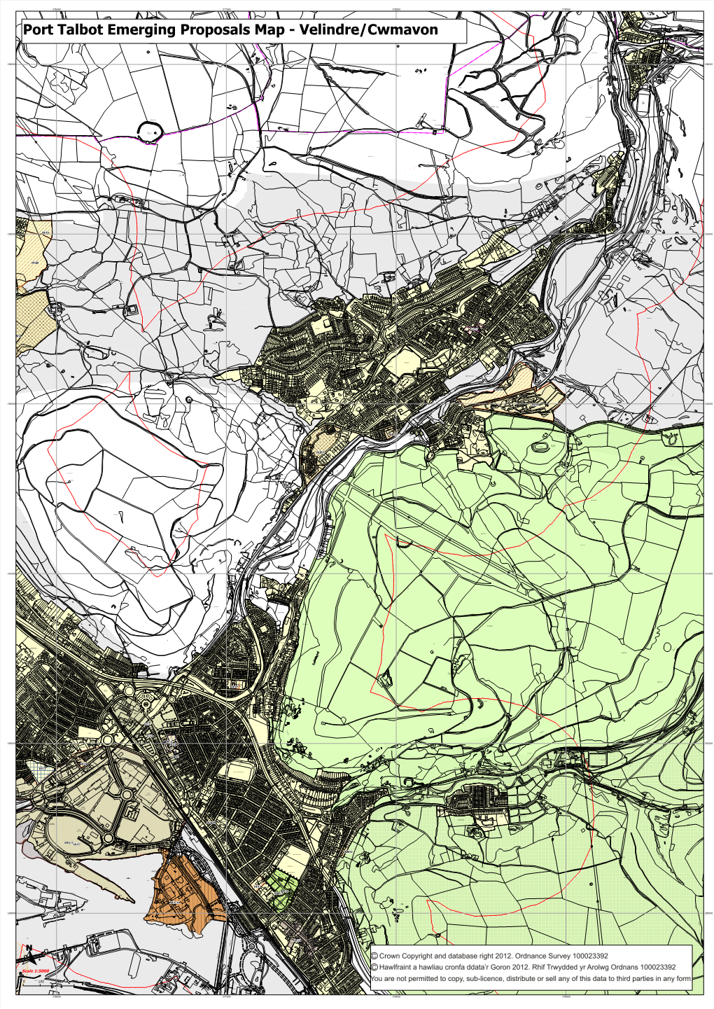 Port Talbot Emerging Proposals Map - Velindre/Cwmavon 2