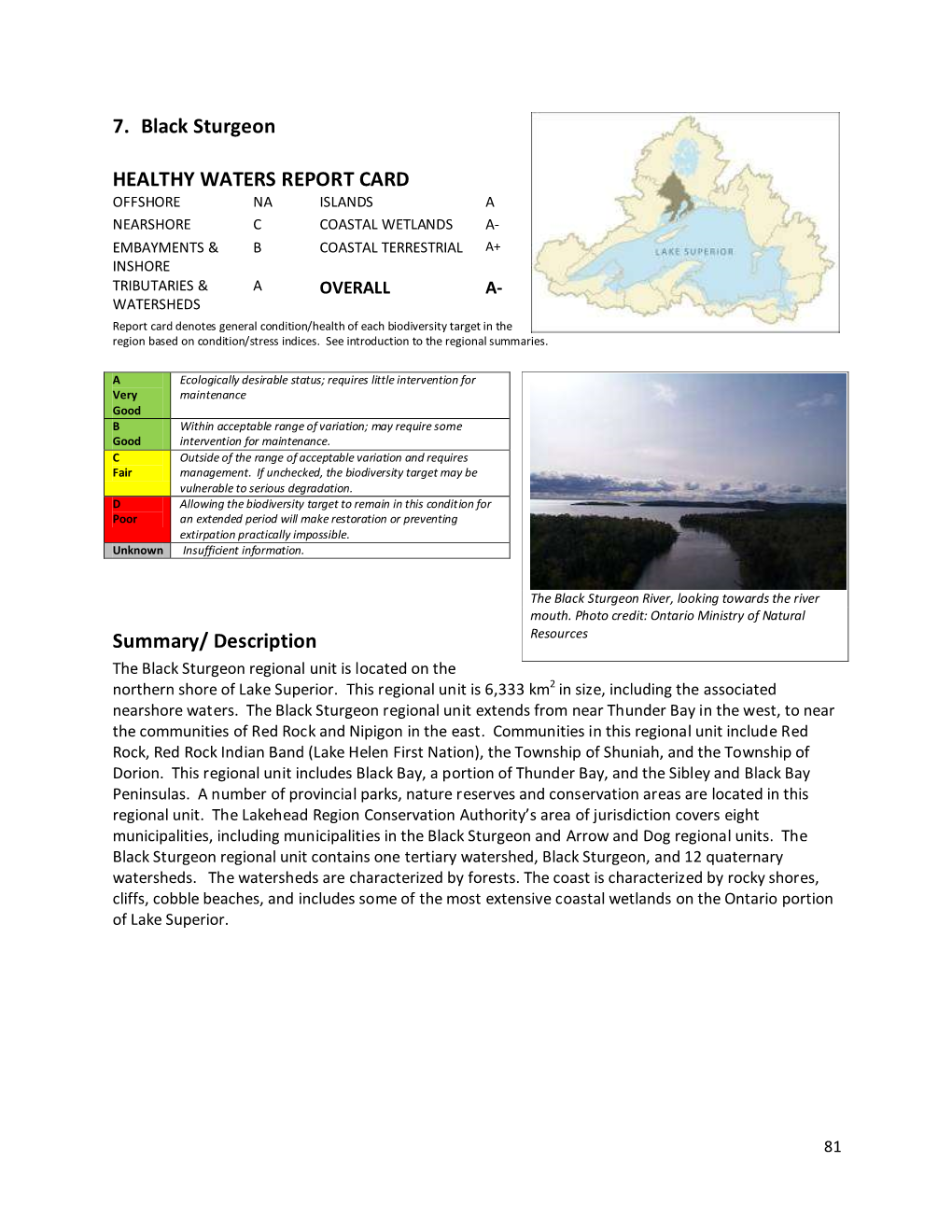 7-Black Sturgeon BCA Regional Unit Background Chapter