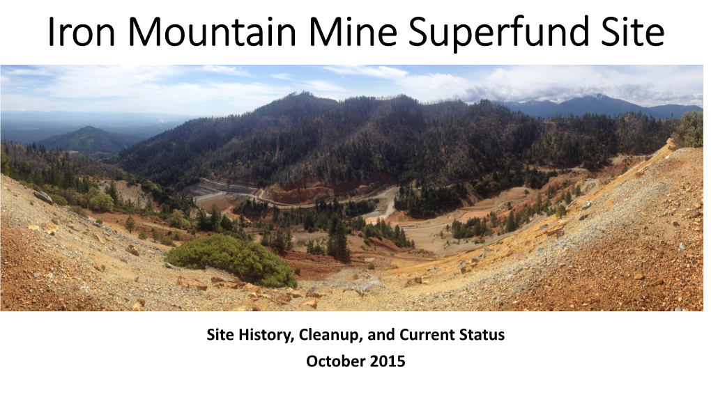 Iron Mountain Mine Superfund Site