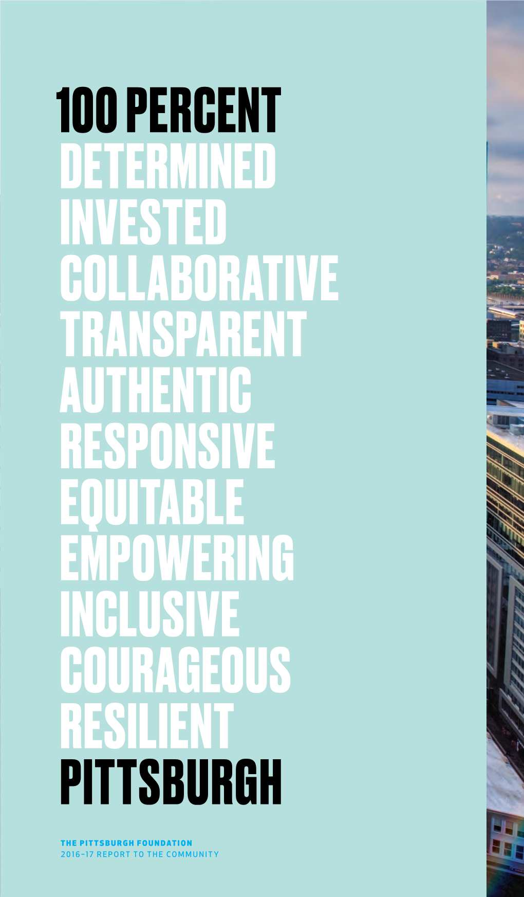 100 Percent Determined Invested Collaborative Transparent Authentic
