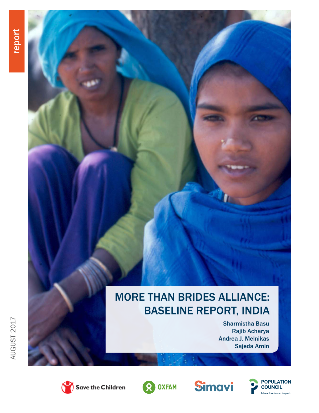 More Than Brides Alliance: Baseline Report, India.” New York: Population Council